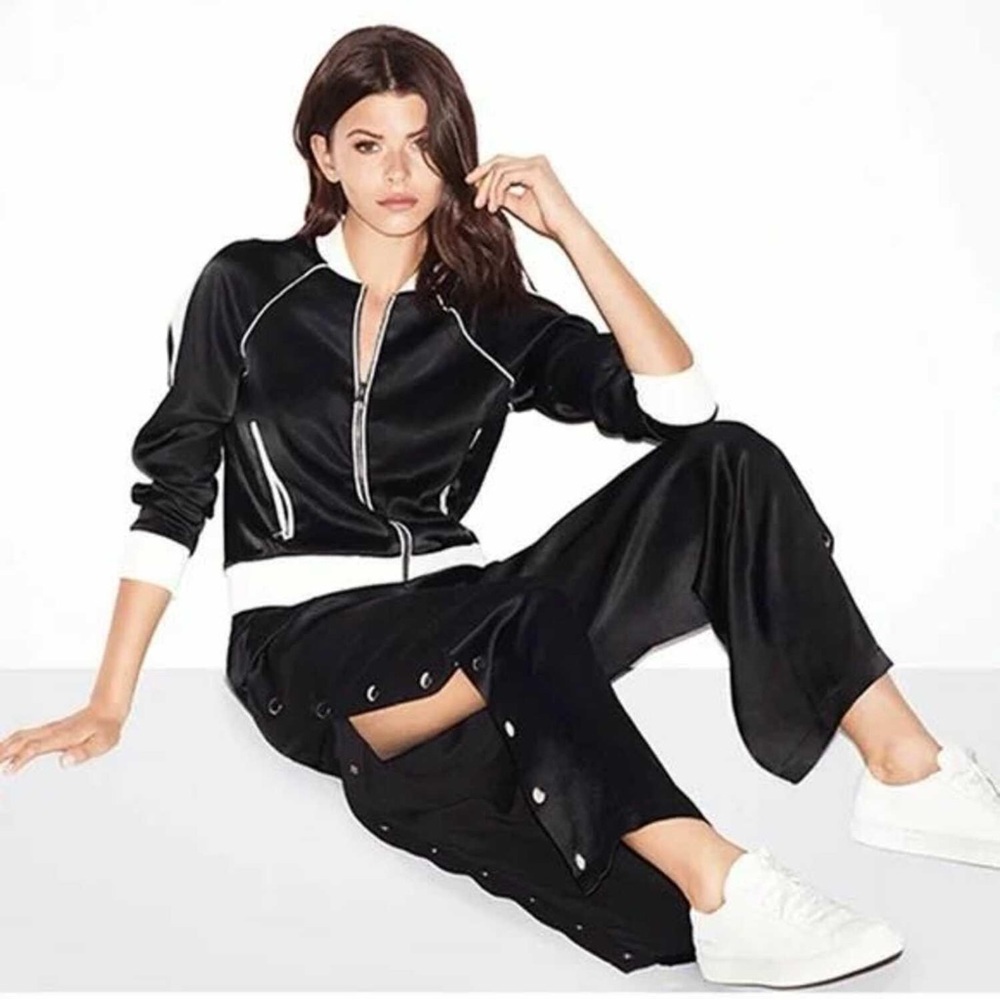 Good American The Satin Snap Pants
